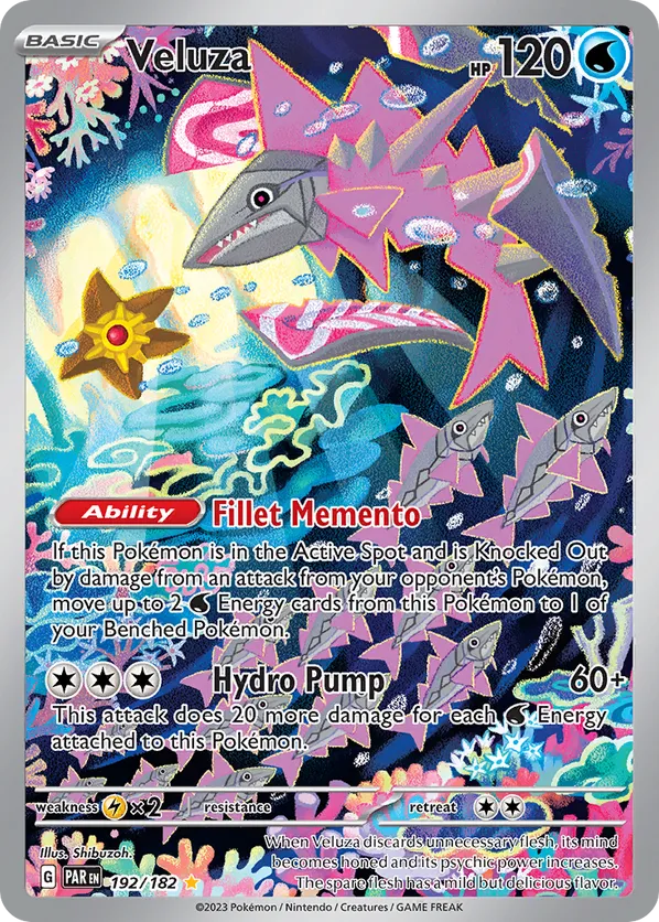 Veluza | PAR: Paradox Rift | 192/182 | Illustration Rare | Pokemon
