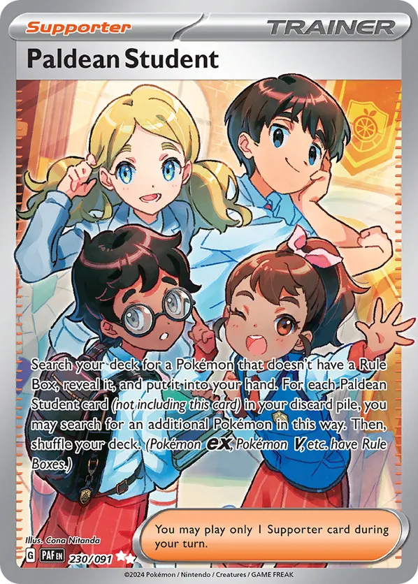Paldean Student | PAF: Paldean Fates | 230/091 | Ultra Rare | Pokemon