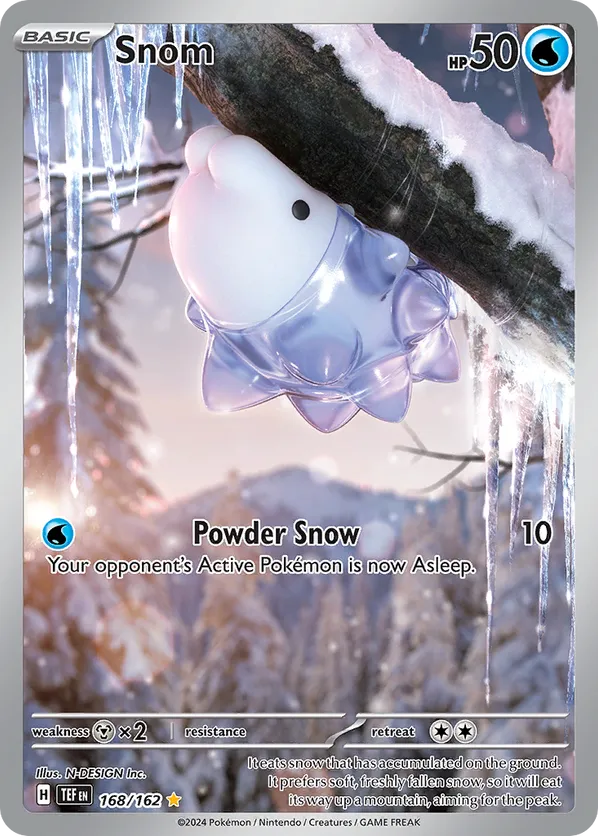 Snom | TEF: Temporal Forces | 168/162 | Illustration Rare | Pokemon