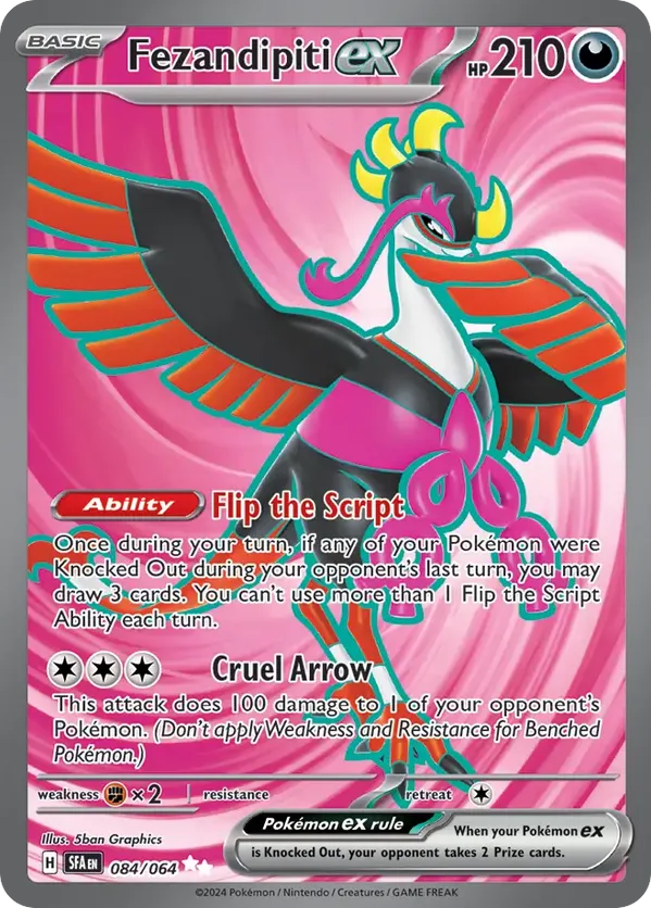 Fezandipti ex | SFA: Shrouded Fable | 084/064 | Ultra Rare | Pokemon