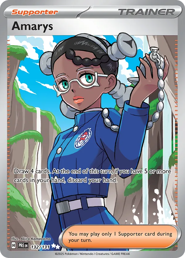 Amarys | PRE: Prismatic Evolutions | 132/131 | Ultra Rare | Pokemon