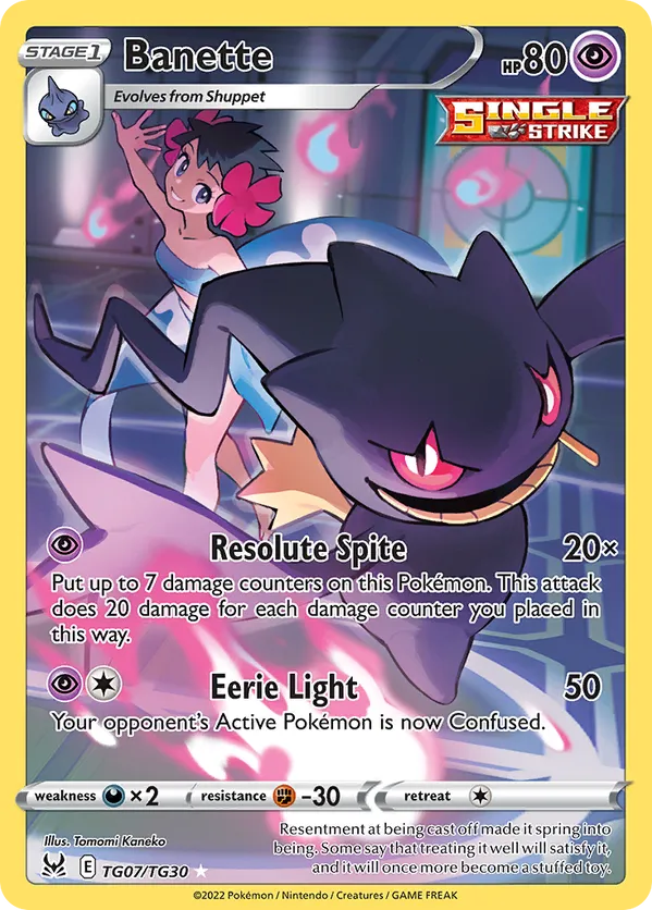 Banette | Lost Origin: Trainer Gallery | TG07/TG30 | Ultra Rare | Pokemon