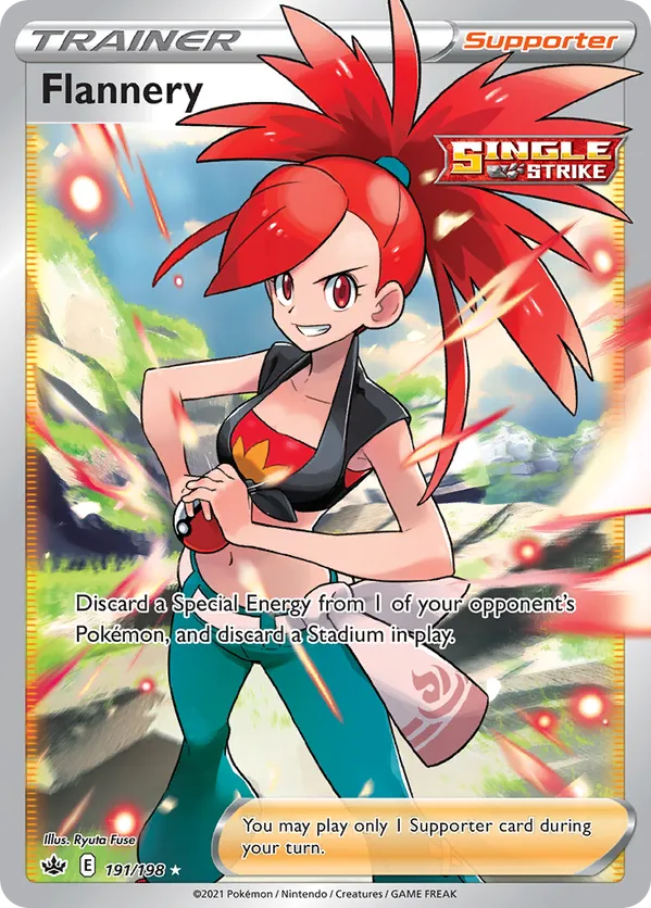 Flannery | CRE: Chilling Reign | 191/198 | Ultra Rare | Pokemon