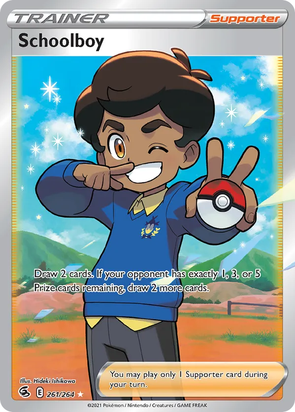 Schoolboy | FST: Fusion Strike | 261/264 | Ultra Rare | Pokemon