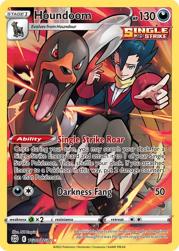 Houndoom | Brilliant Stars: Trainer Gallery | TG10/TG30 | Ultra Rare | Pokemon